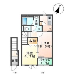 シェリールの物件間取画像